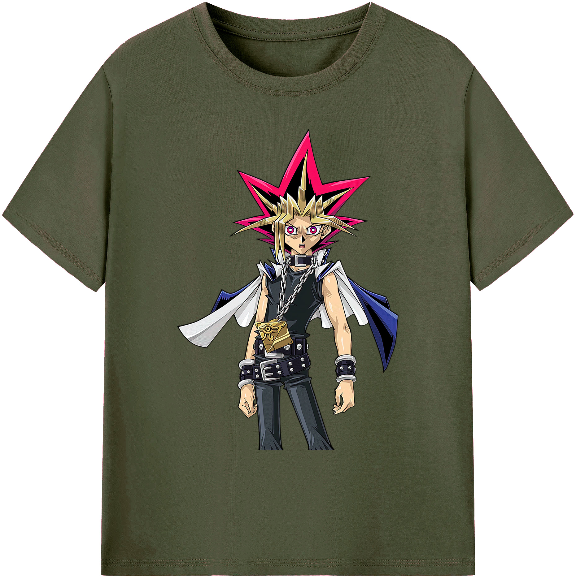 （画像用） 遊☆戯☆王 Yu-Gi-Oh! 綿100％ メンズ半袖Tシャツ｜肌触りやわらか＆通気性